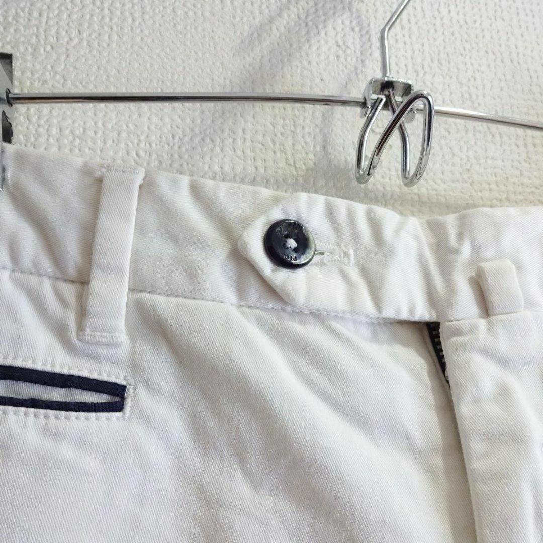 PT01(ピーティーゼロウーノ)のPT01　BAHIA　スキニーフィットパンツ　W79cm　ストレッチ　ホワイト メンズのパンツ(スラックス)の商品写真