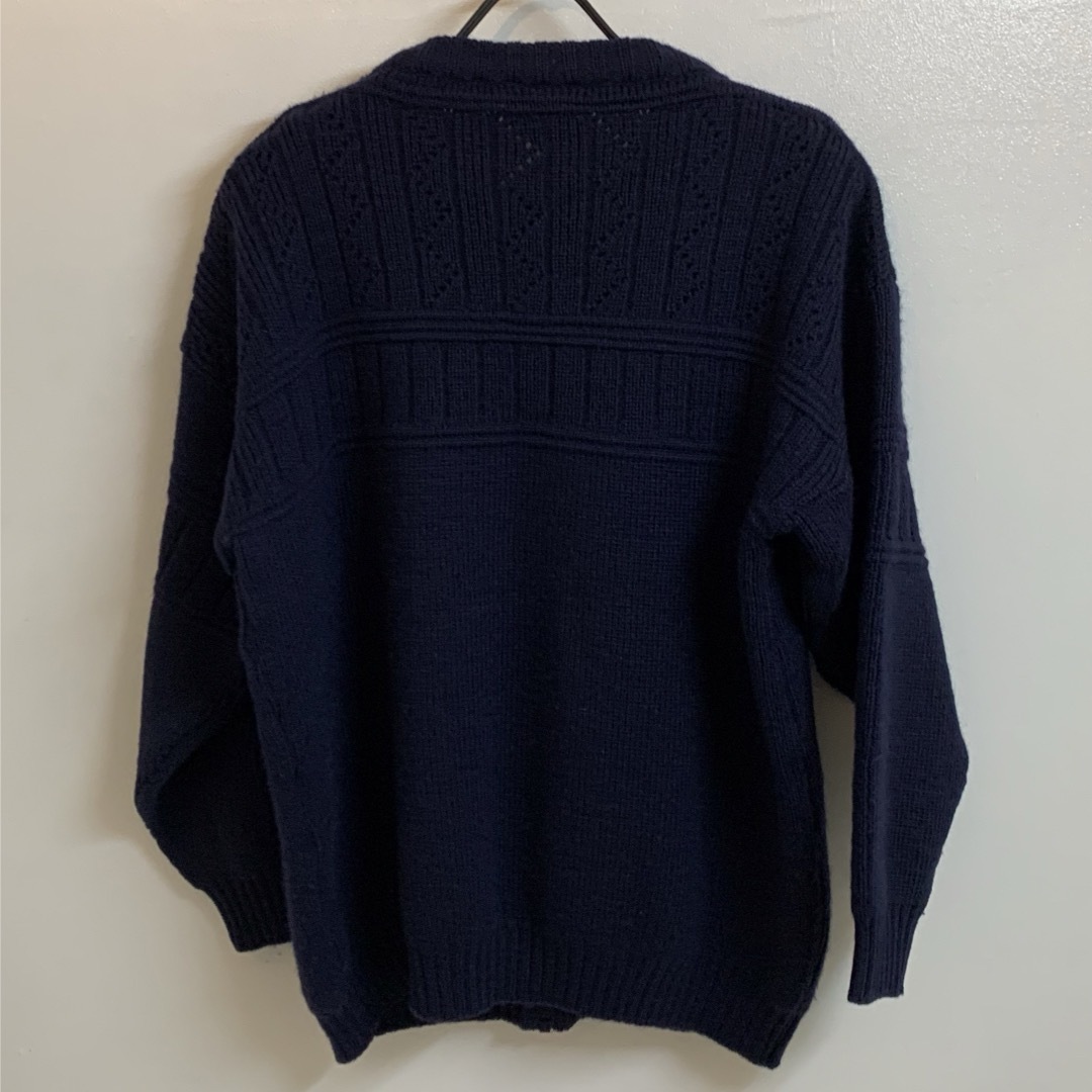 VINTAGE(ヴィンテージ)のUK VINTAGE BRITISH WOOL UK製 ジップアップカーディガン メンズのジャケット/アウター(ブルゾン)の商品写真