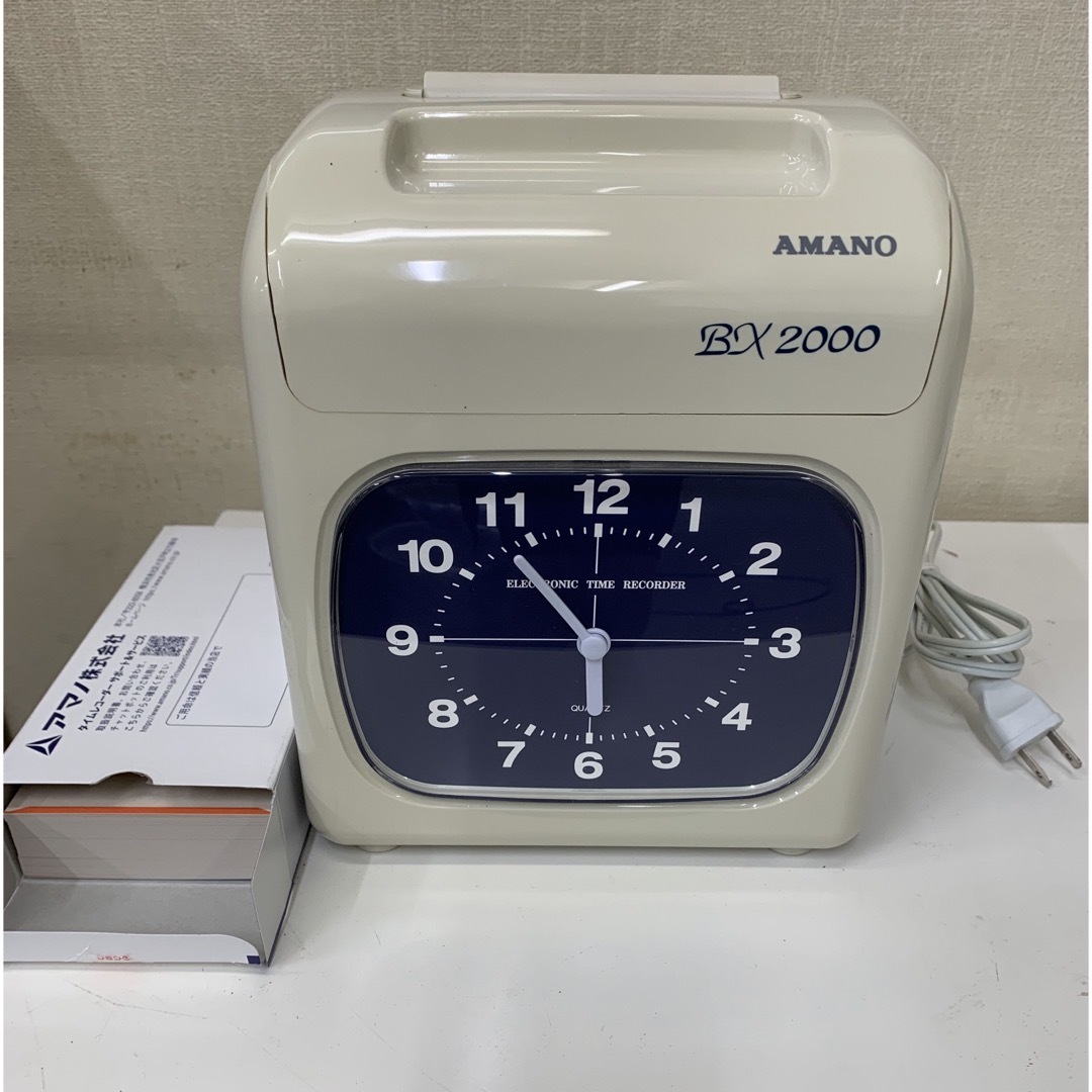 ꙳★*゜AMANO  アマノ  タイムレコーダー  BX2000 ꙳★*゜ インテリア/住まい/日用品のオフィス用品(オフィス用品一般)の商品写真