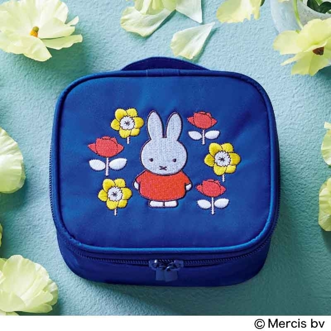 miffy(ミッフィー)のGLOW 6月号付録 ミッフィー ミラー付きドレッサーポーチ 【新品】 レディースのファッション小物(ポーチ)の商品写真