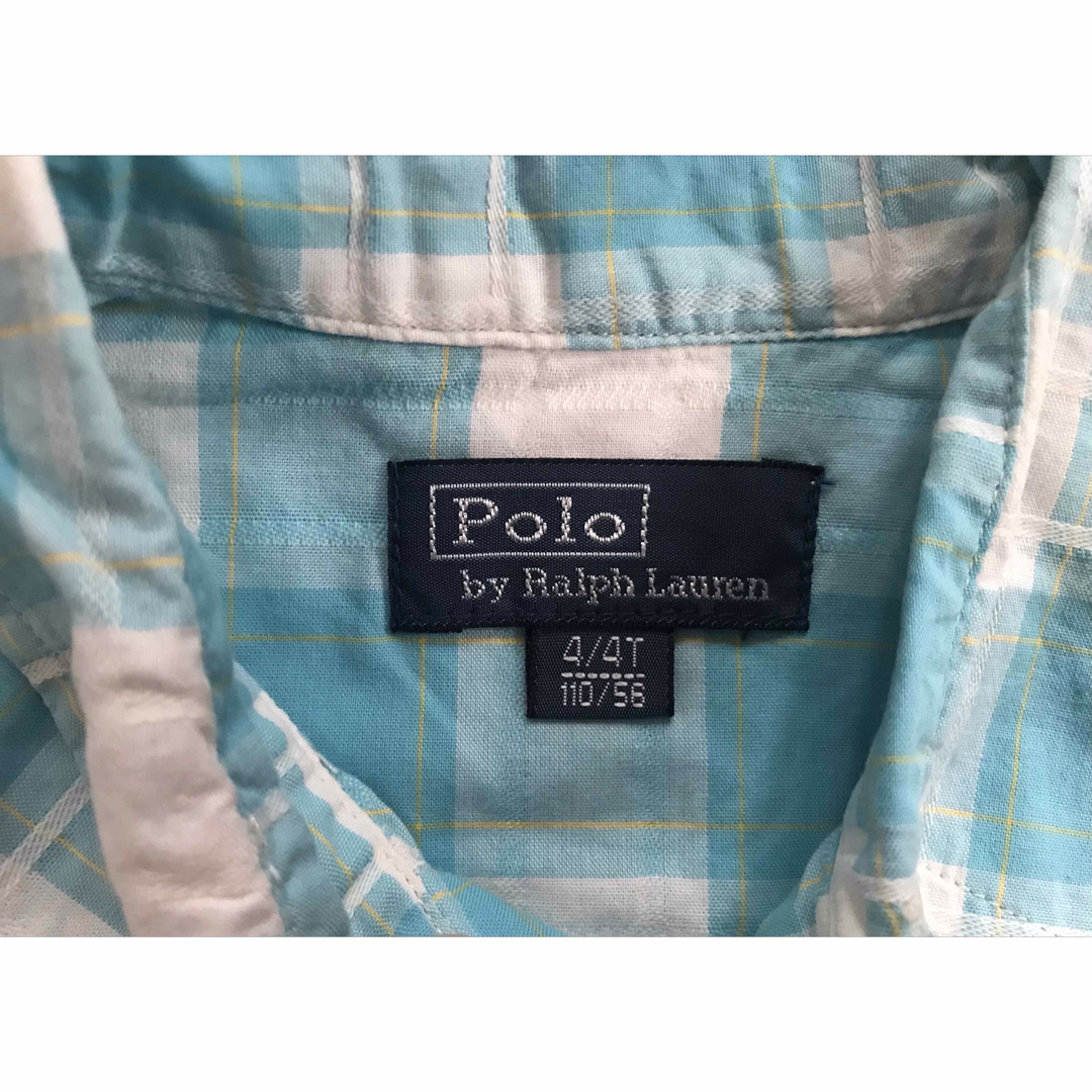 POLO RALPH LAUREN(ポロラルフローレン)の値下げ Polo Ralph Lauren shirt kids 100-110 キッズ/ベビー/マタニティのキッズ服男の子用(90cm~)(ブラウス)の商品写真