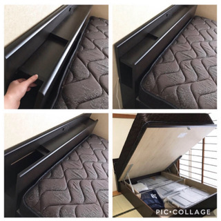 フランスベッド - 東京ベッド リフト式大容量収納ダブルベッド
