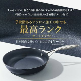 マイヤー(MEYER)のMEYER CIRCULON フライパン 24cm+ガラス蓋 24cm２点(鍋/フライパン)