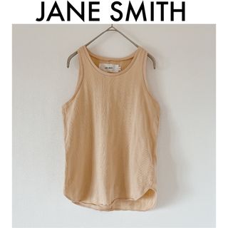 ジェーンスミス(JANE SMITH)の美品【JANE SMITH】 ジェーンスミス   ランダムリブタンクトップ(カットソー(半袖/袖なし))