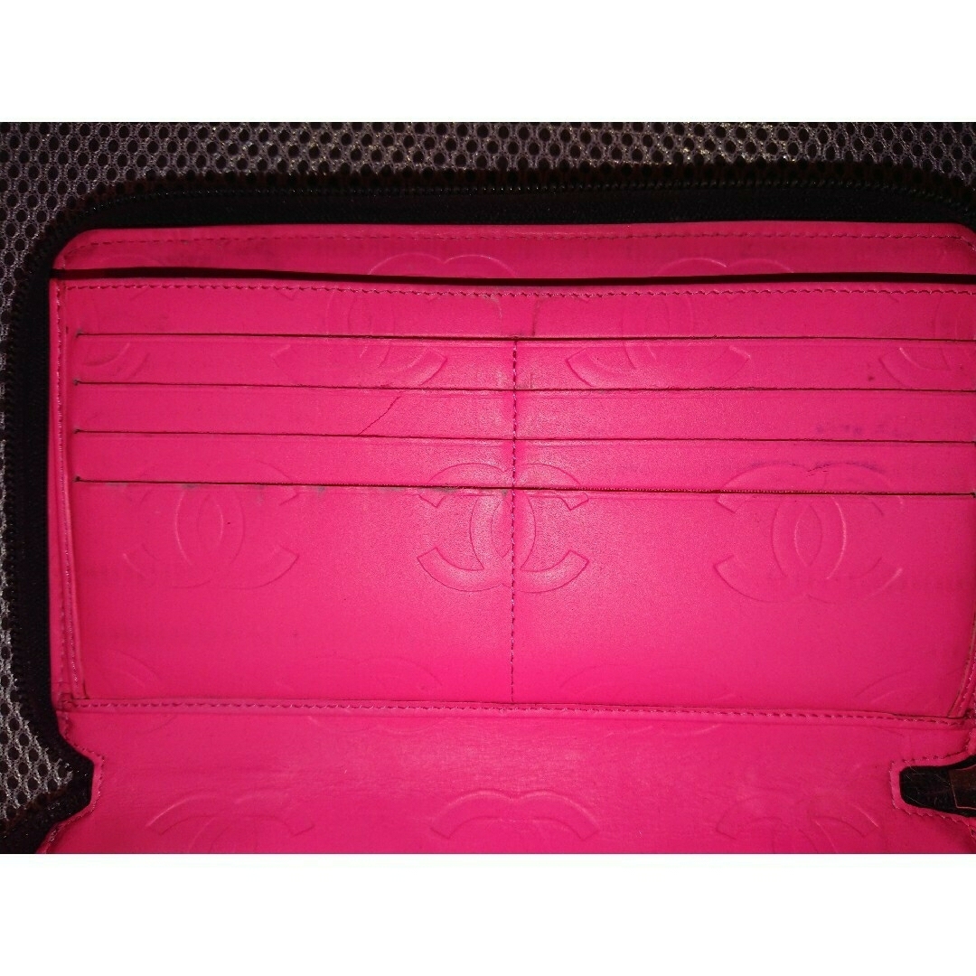 CHANEL(シャネル)のシャネル 長財布 黒ピンク レディースのファッション小物(財布)の商品写真