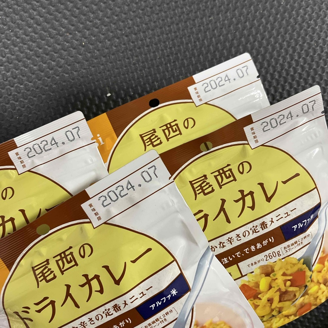 尾西食品 尾西のドライカレー 100g インテリア/住まい/日用品の日用品/生活雑貨/旅行(防災関連グッズ)の商品写真