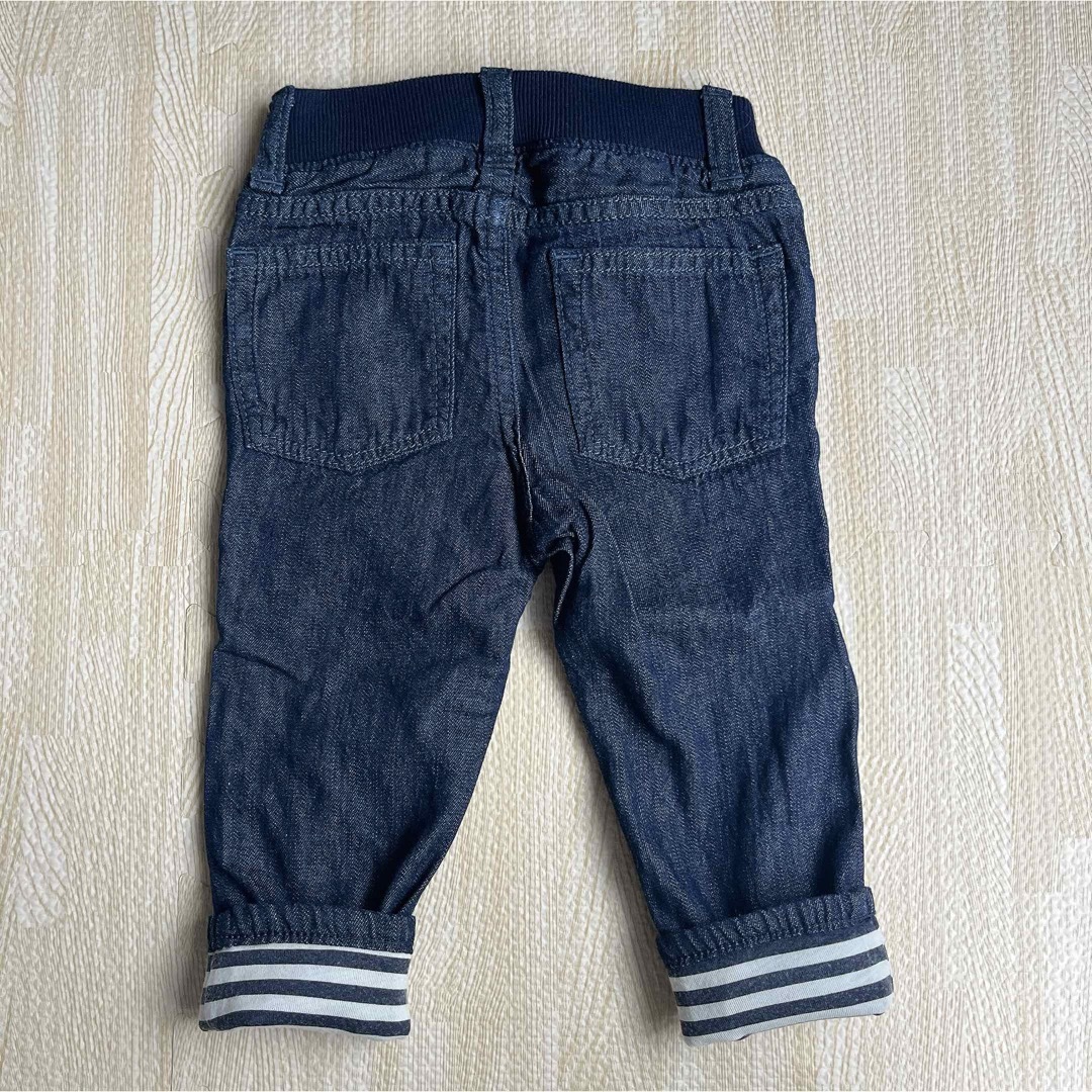 babyGAP(ベビーギャップ)のベビー GAP  デニムパンツ　80  長ズボン　デニム　ウエストゴム キッズ/ベビー/マタニティのベビー服(~85cm)(パンツ)の商品写真