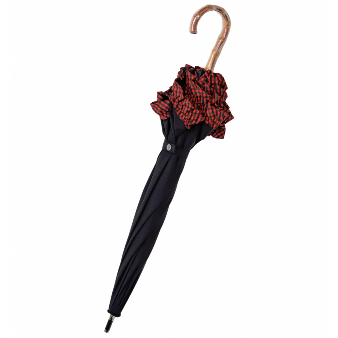 familiar(ファミリア)のファミリア ロサブラン 晴雨兼用 日傘 ブラック レディースのファッション小物(傘)の商品写真