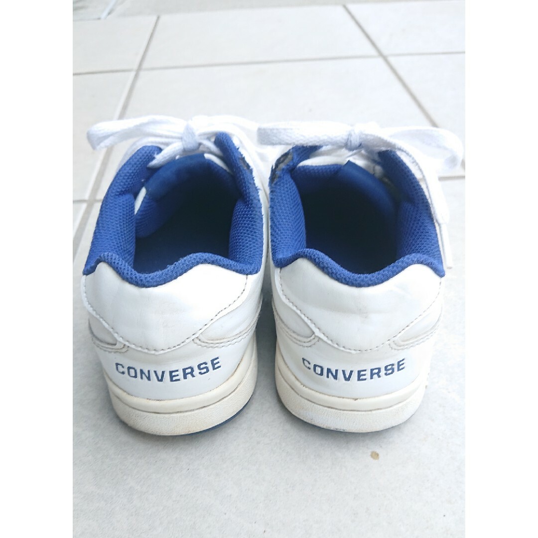 CONVERSE(コンバース)のコンバース 白×ブルー スニーカー レディースの靴/シューズ(スニーカー)の商品写真