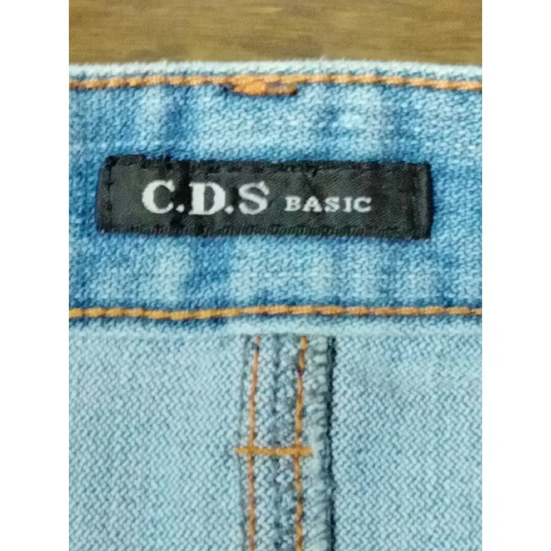 C.D.S BASIC ストレッチデニム スリットタイトスカート W64 レディースのスカート(ひざ丈スカート)の商品写真