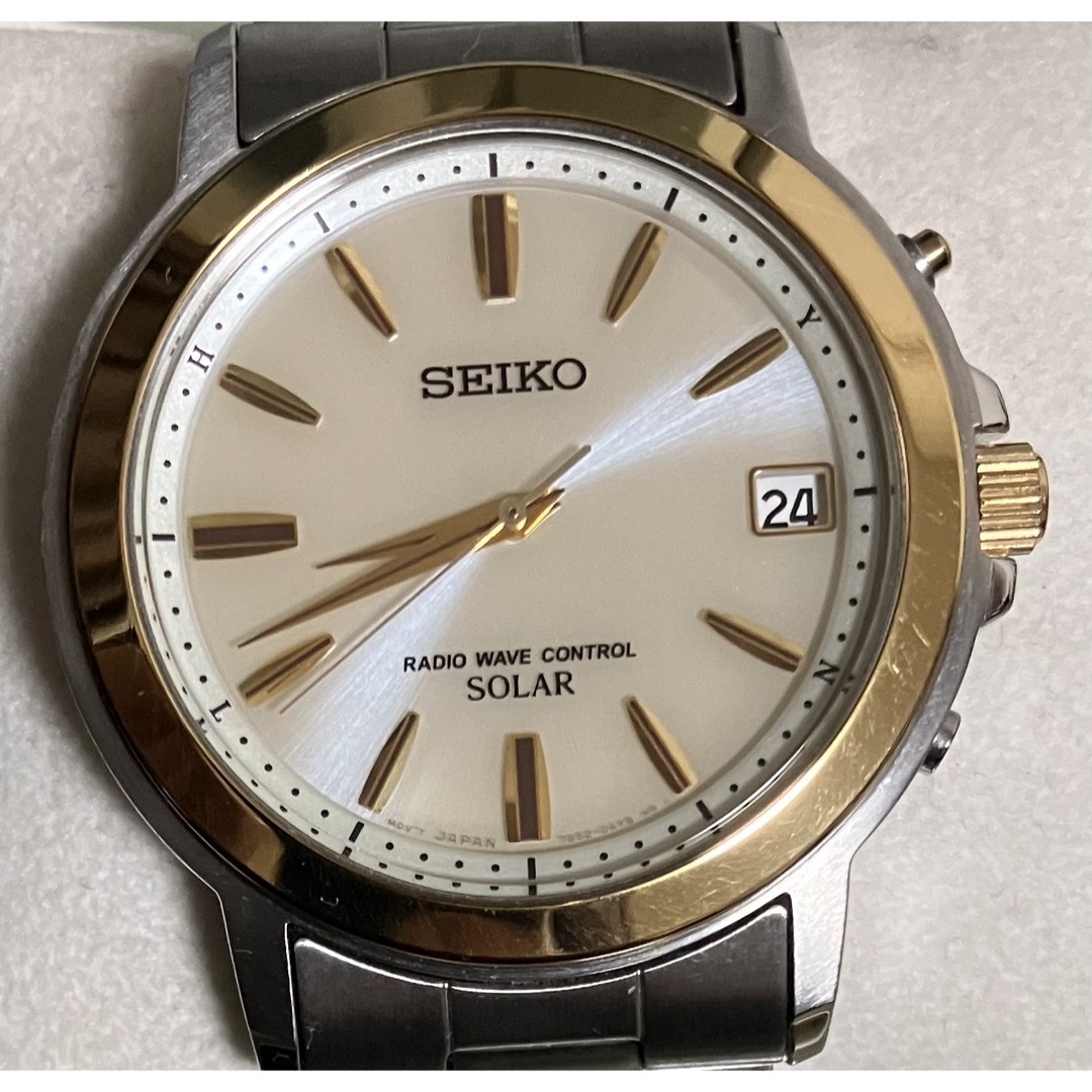 SEIKO(セイコー)の★稼働品★SEIKO セイコー★電波ソーラー★7B52-0AF0★メンズ腕時計★ メンズの時計(腕時計(アナログ))の商品写真