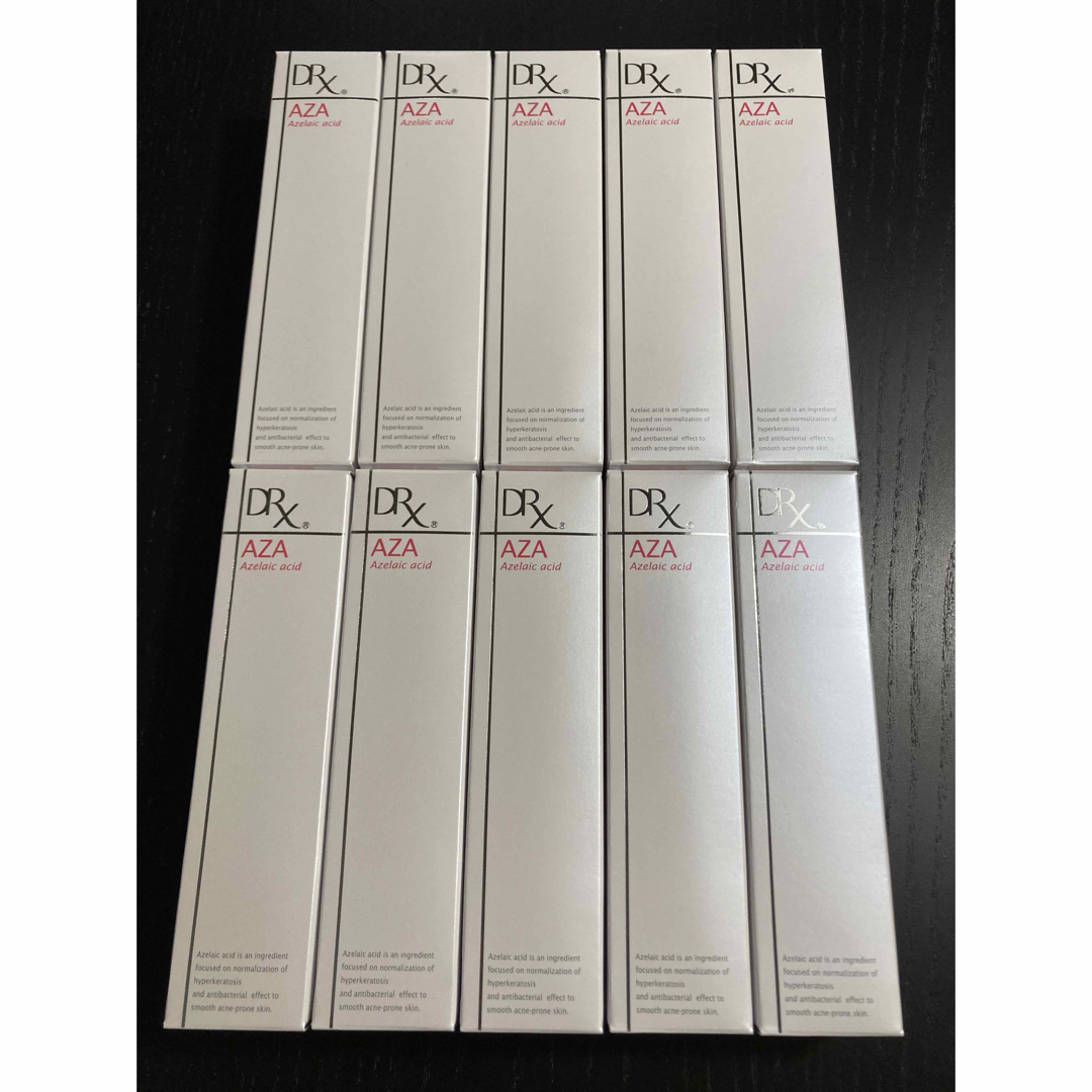 DRX  AZAクリア  アザクリア　アゼライン酸クリーム　ロート製薬　10本 コスメ/美容のスキンケア/基礎化粧品(フェイスクリーム)の商品写真