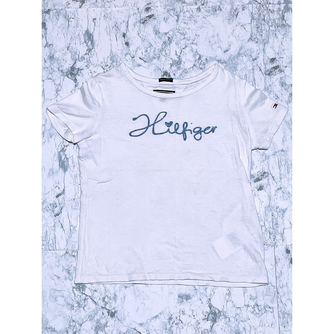 TOMMY HILFIGER(トミーヒルフィガー)の半袖 Tシャツ キッズ/ベビー/マタニティのキッズ服女の子用(90cm~)(Tシャツ/カットソー)の商品写真