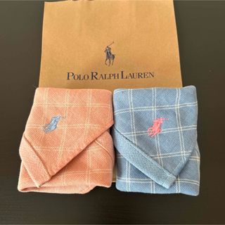 Ralph Lauren - 【新品】ラルフローレン ★ガーゼ タオル ハンカチ 2枚セット