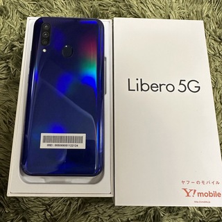 ZTE Libero 5G A003ZT ブルー(スマートフォン本体)