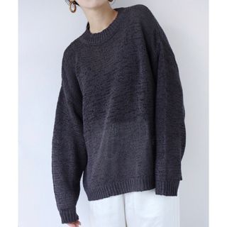 SHIPS - ooju paperly summer knit  オージュ　野尻美穂