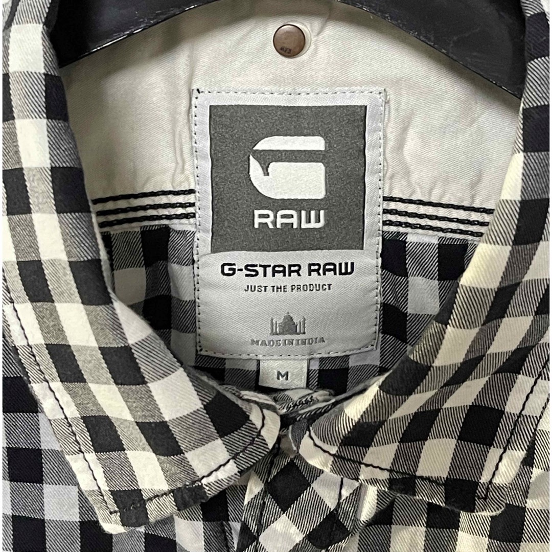 G-STAR RAW(ジースター)の美品‼️ジースター G-STAR 半袖シャツ チェック M メンズのトップス(シャツ)の商品写真