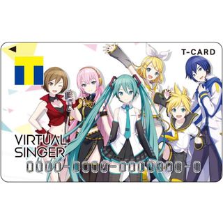 バーチャル・シンガー　ボカロ　初音ミクTポイントカード　(新品) 販売終了(キャラクターグッズ)