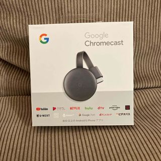 Chromecast 第3世代 2018/チャコール【箱付き】(その他)