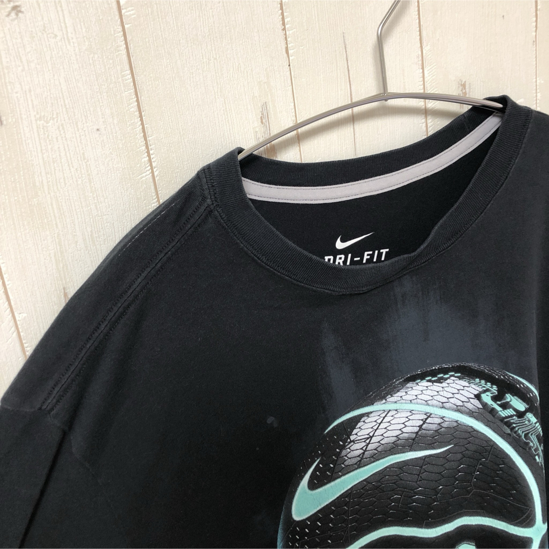 NIKE(ナイキ)のNIKE ナイキ ドライフィット Tシャツ 半袖 スウッシュ Lサイズ 海外古着 メンズのトップス(Tシャツ/カットソー(半袖/袖なし))の商品写真