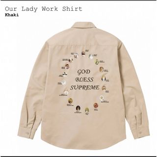 シュプリーム(Supreme)のsupreme Our Lady Work Shirt   Khaki(シャツ)