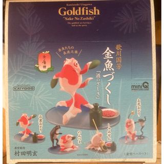 カイヨウドウ(海洋堂)の海洋堂 miniQ歌川国芳の金魚づくし『酒のざしき』 1BOX(6個入)(その他)