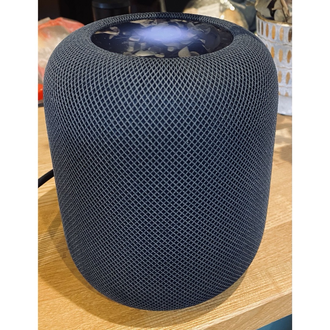 Apple(アップル)のAPPLE HOMEPOD 2 第二世代　ミッドナイト スマホ/家電/カメラのオーディオ機器(スピーカー)の商品写真