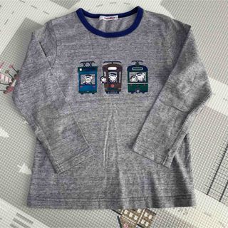 ファミリア(familiar)のファミリア　ロンT  電車　120(Tシャツ/カットソー)