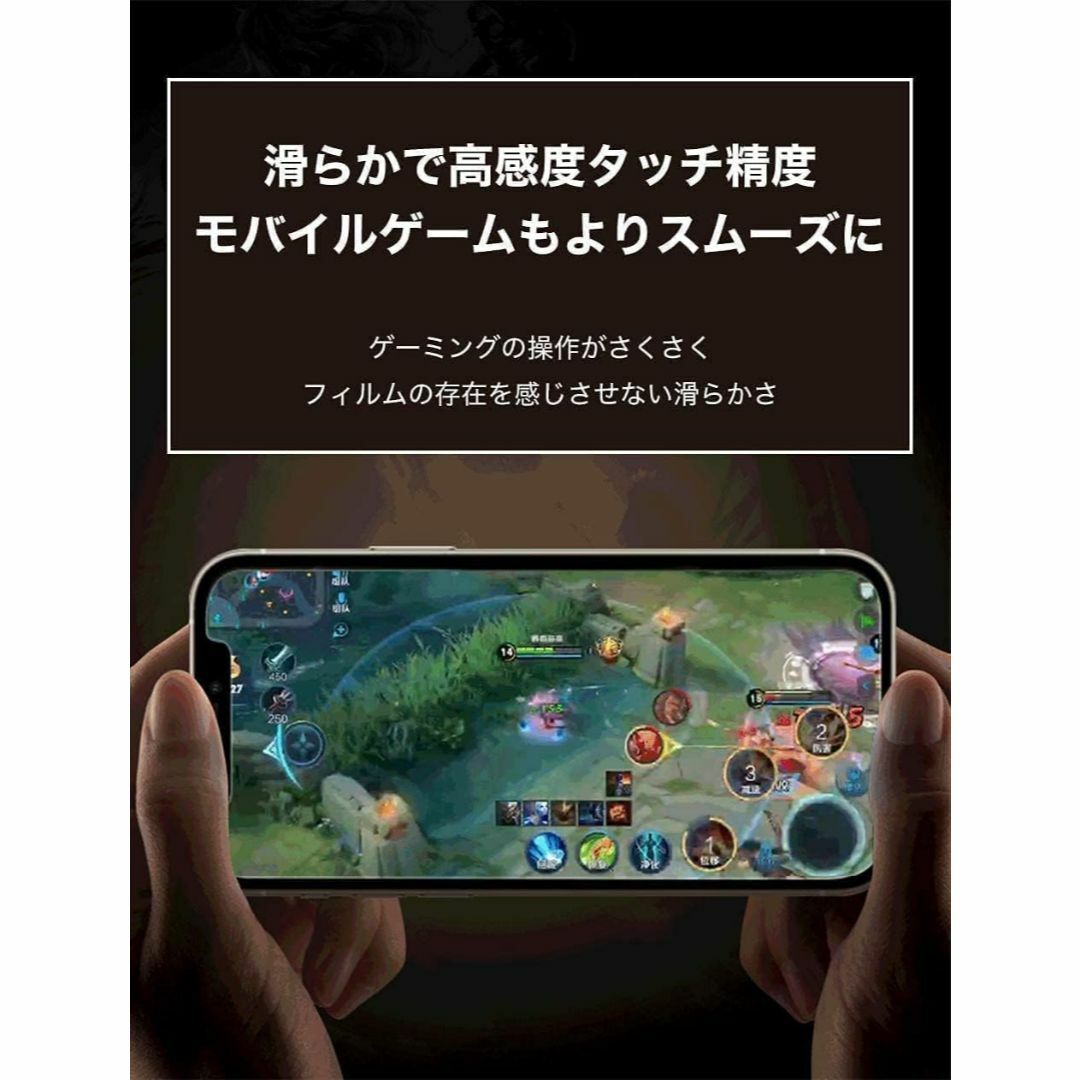 【サイズ:強化ガラス(2枚セット)_スタイル:iPhone15ProMax】【A スマホ/家電/カメラのスマホアクセサリー(その他)の商品写真