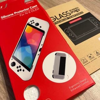 ⭐️(P)Switch シリコンプロテクターケース　N-S OLED  保護フィ(日用品/生活雑貨)