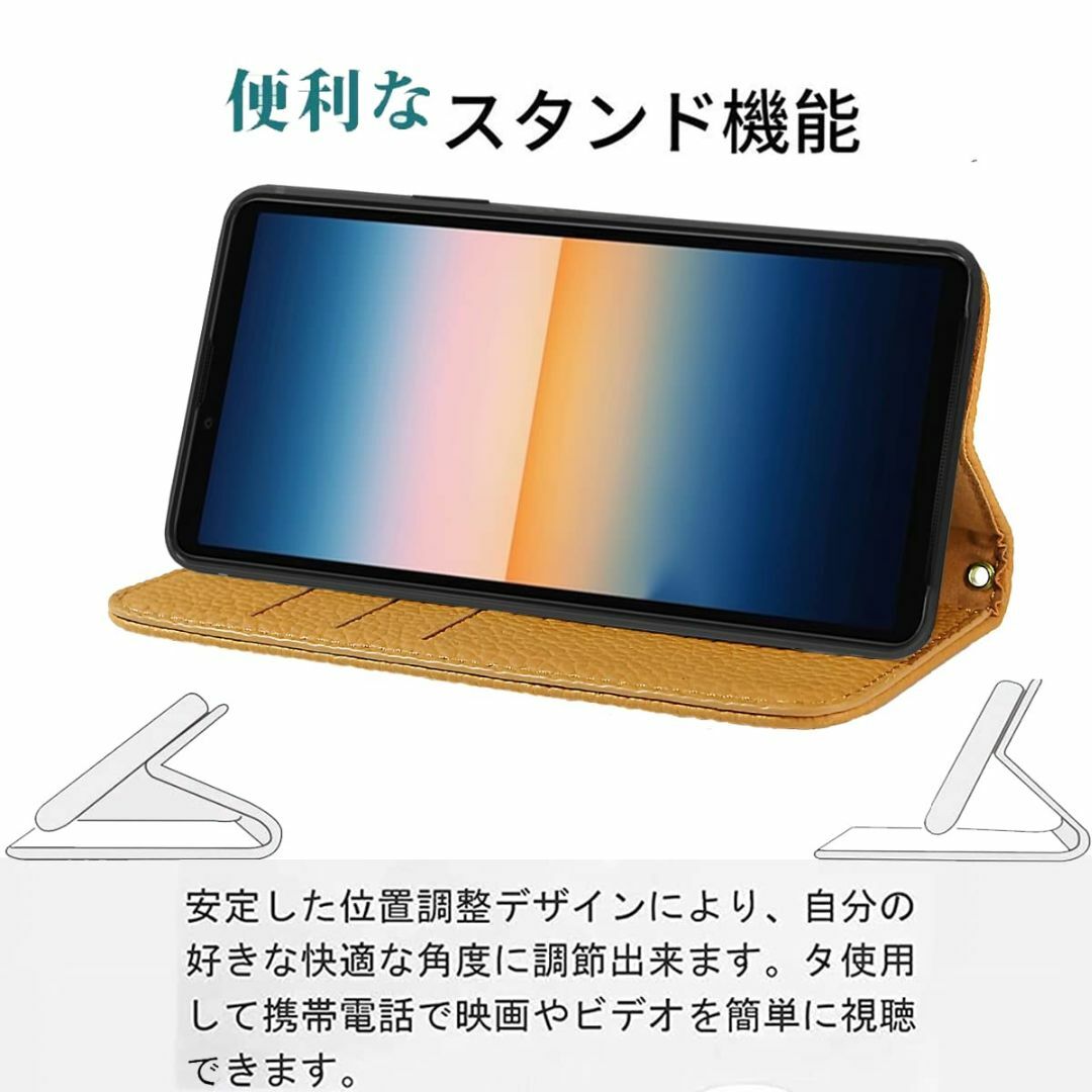 【色: ﾌﾞﾗｳﾝ】Xperia 10 III ケース 手帳型 Xperia 1 スマホ/家電/カメラのスマホアクセサリー(その他)の商品写真