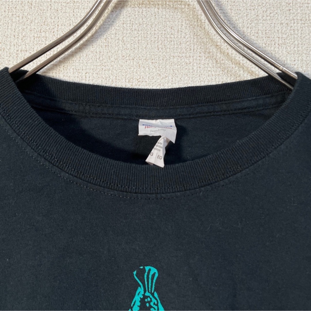 GILDAN(ギルタン)の【ギルダン】半袖Tシャツ　ドクロ　スカル　ガイコツ　ブラック　杖　魔術ト42 メンズのトップス(Tシャツ/カットソー(半袖/袖なし))の商品写真