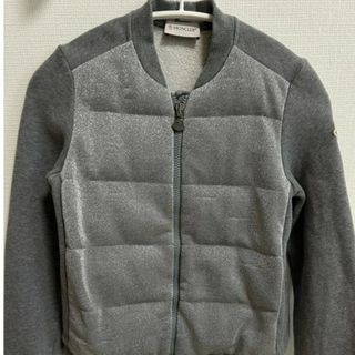 モンクレール(MONCLER)のモンクレール　パーカー　裏起毛シルバーラメ　サイズ 12a　キッズ(ジャケット/上着)