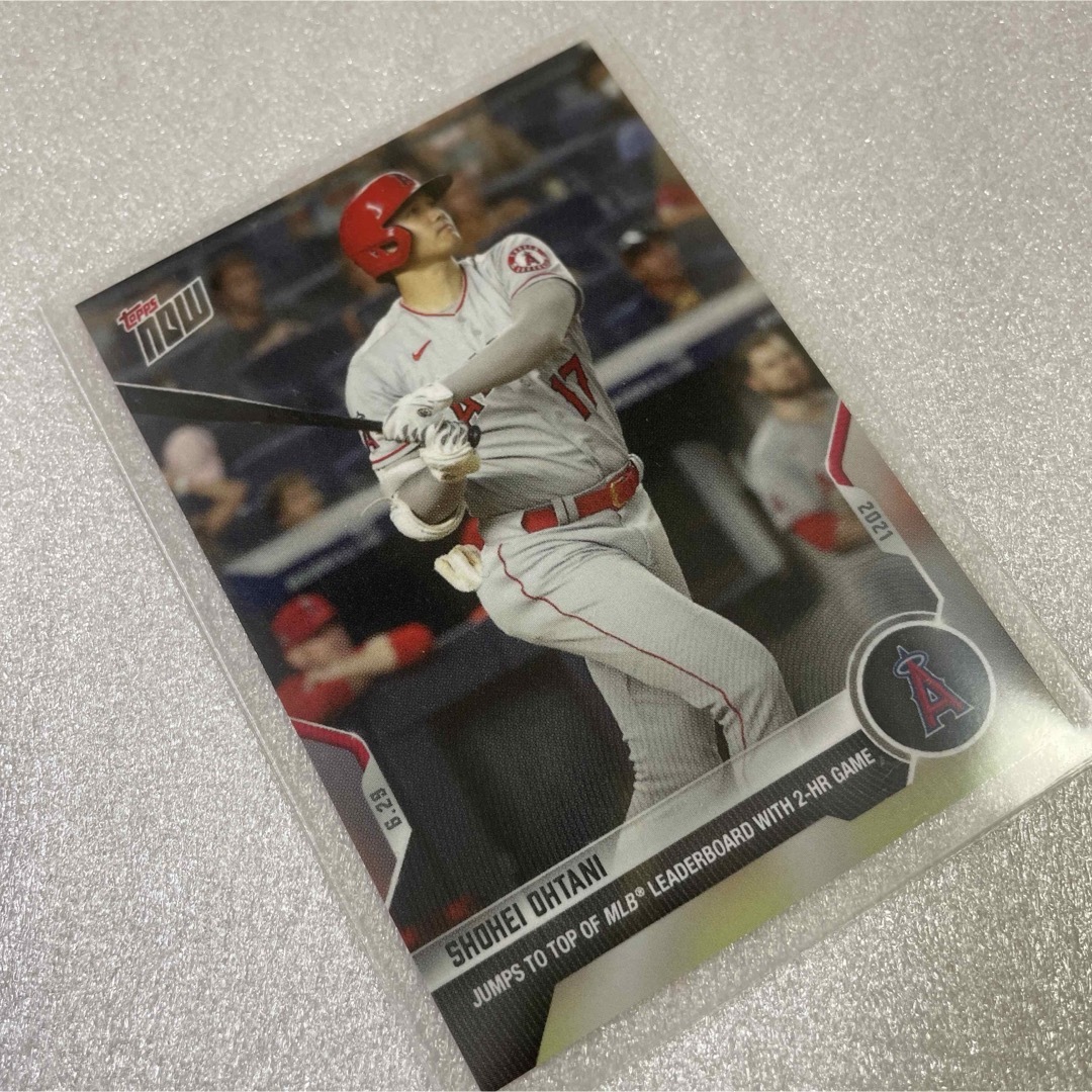 Topps(トップス)の大谷翔平☆topps now 2021 #429 超美品 スポーツ/アウトドアの野球(記念品/関連グッズ)の商品写真