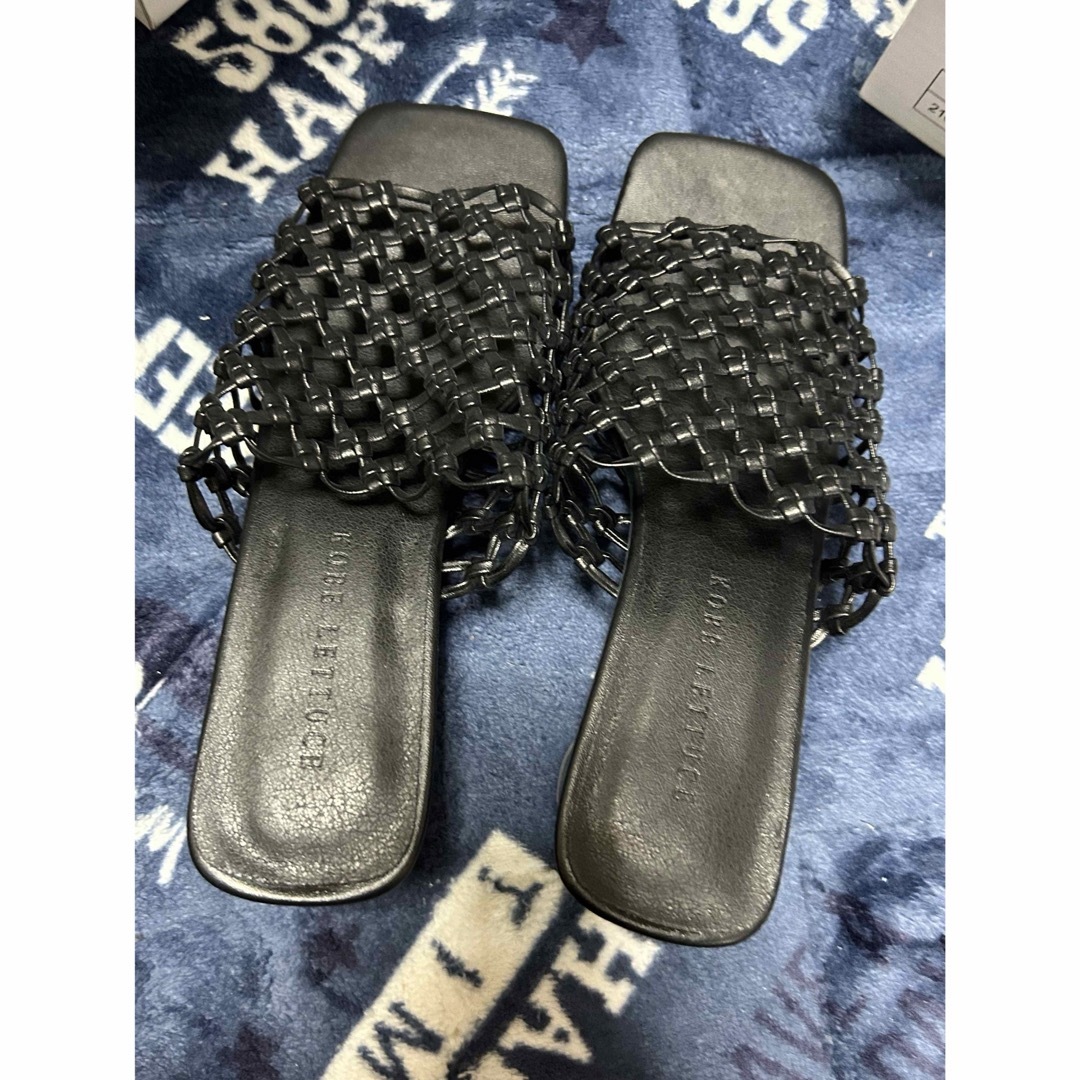 神戸レタス(コウベレタス)のコウベレタス KOBE LETTUCE メッシュ編みサンダル レディースの靴/シューズ(サンダル)の商品写真