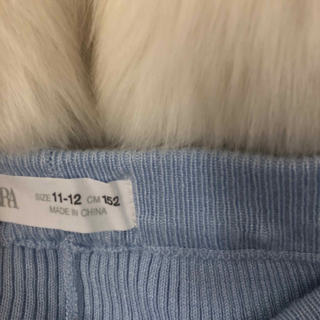 ZARA(ザラ)のZARA light blue pants 🏠 レディースのパンツ(ショートパンツ)の商品写真