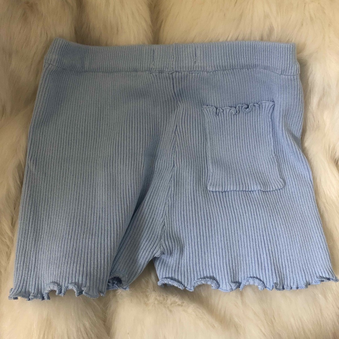 ZARA(ザラ)のZARA light blue pants 🏠 レディースのパンツ(ショートパンツ)の商品写真