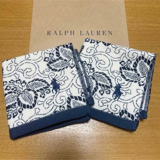 ラルフローレン(Ralph Lauren)の新品未使用　ラルフローレン　ハンドタオル　2枚　和柄(ハンカチ/ポケットチーフ)