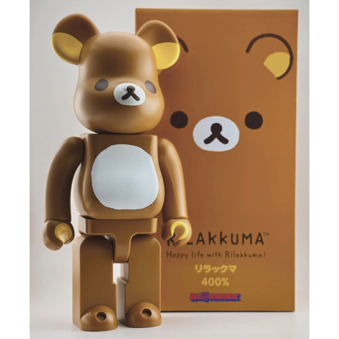 MEDICOM TOY(メディコムトイ)のBE@RBRICK Rilakkuma コリラックマ 400% 3個セット エンタメ/ホビーのフィギュア(その他)の商品写真