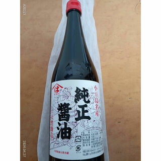 小豆島島名産　純正醤油　720ミリリットル　瓶(調味料)