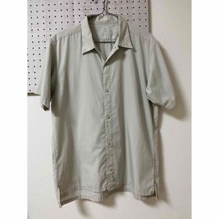 山と道Bamboo Short Sleeve Shirt   M ホワイトサンド(登山用品)