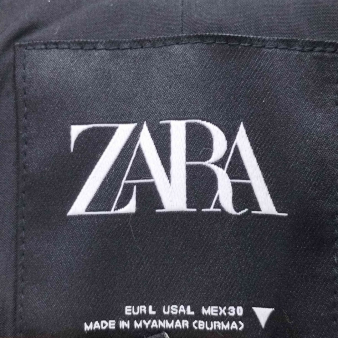 ZARA(ザラ)のZARA(ザラ) チェック チェスターコート ロング ジャケット レディース レディースのジャケット/アウター(チェスターコート)の商品写真