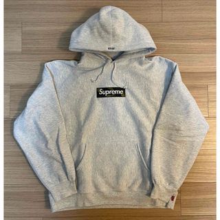 Supreme - シュプリーム 23AW 迷彩ボックスロゴ フーデッド  パーカー L グレー