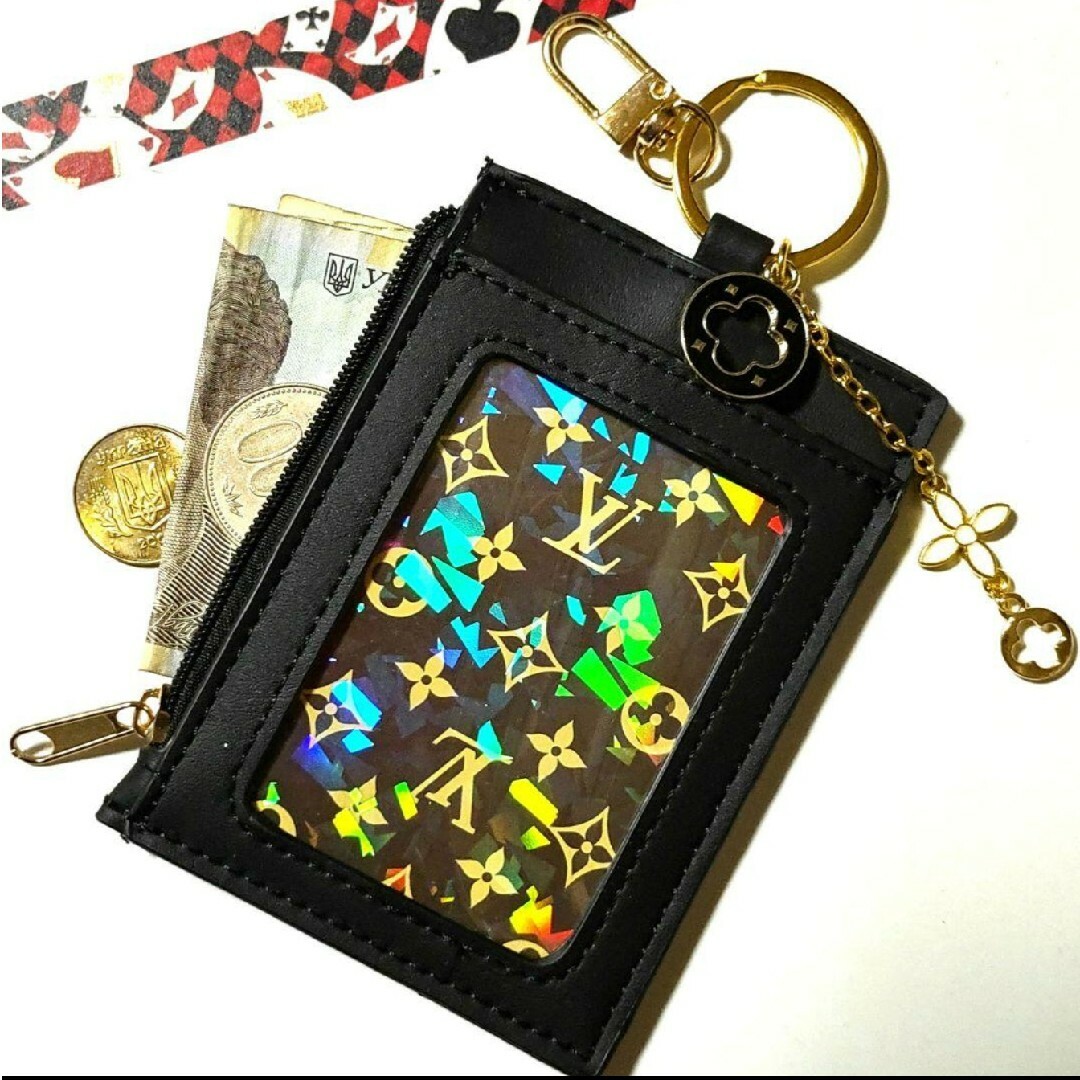 LOUIS VUITTON(ルイヴィトン)のミニ財布パスケース⭐LOUIS VUITTONモノグラムトランプ１枚　財布B20 メンズのファッション小物(名刺入れ/定期入れ)の商品写真