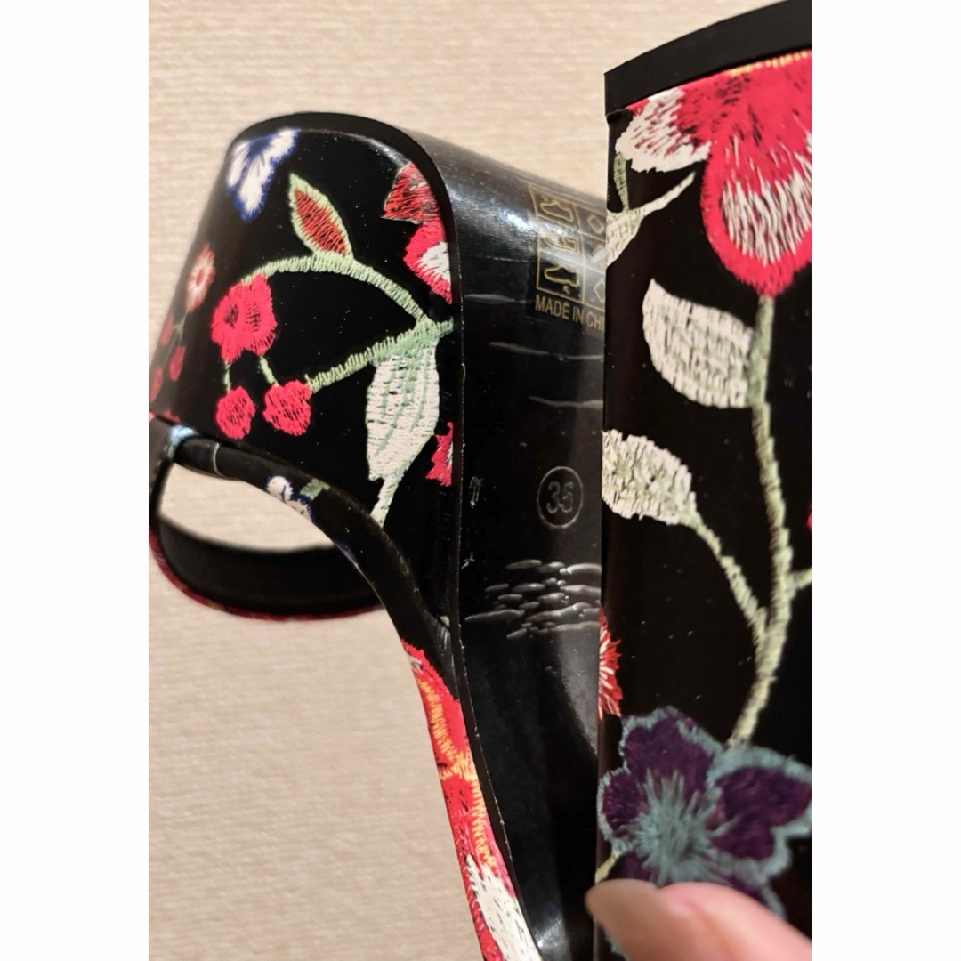 ヒール　厚底　サンダル レディースの靴/シューズ(サンダル)の商品写真