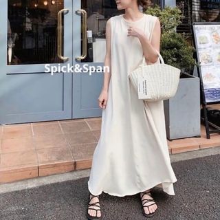 スピックアンドスパン(Spick & Span)のSpick&Span イエナ　ノーブル　ドレープ　ワンピース(ロングワンピース/マキシワンピース)