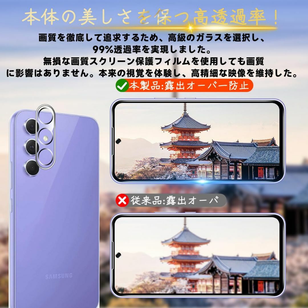 【モデル:Galaxy A54 5G フィルム】対応 Galaxy A54 5G スマホ/家電/カメラのスマホアクセサリー(その他)の商品写真