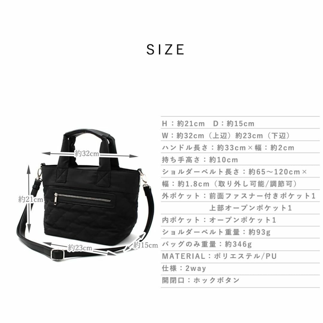 【色: ブラック】[Vita Felice] ヴィータフェリーチェ リバーシブル レディースのバッグ(その他)の商品写真