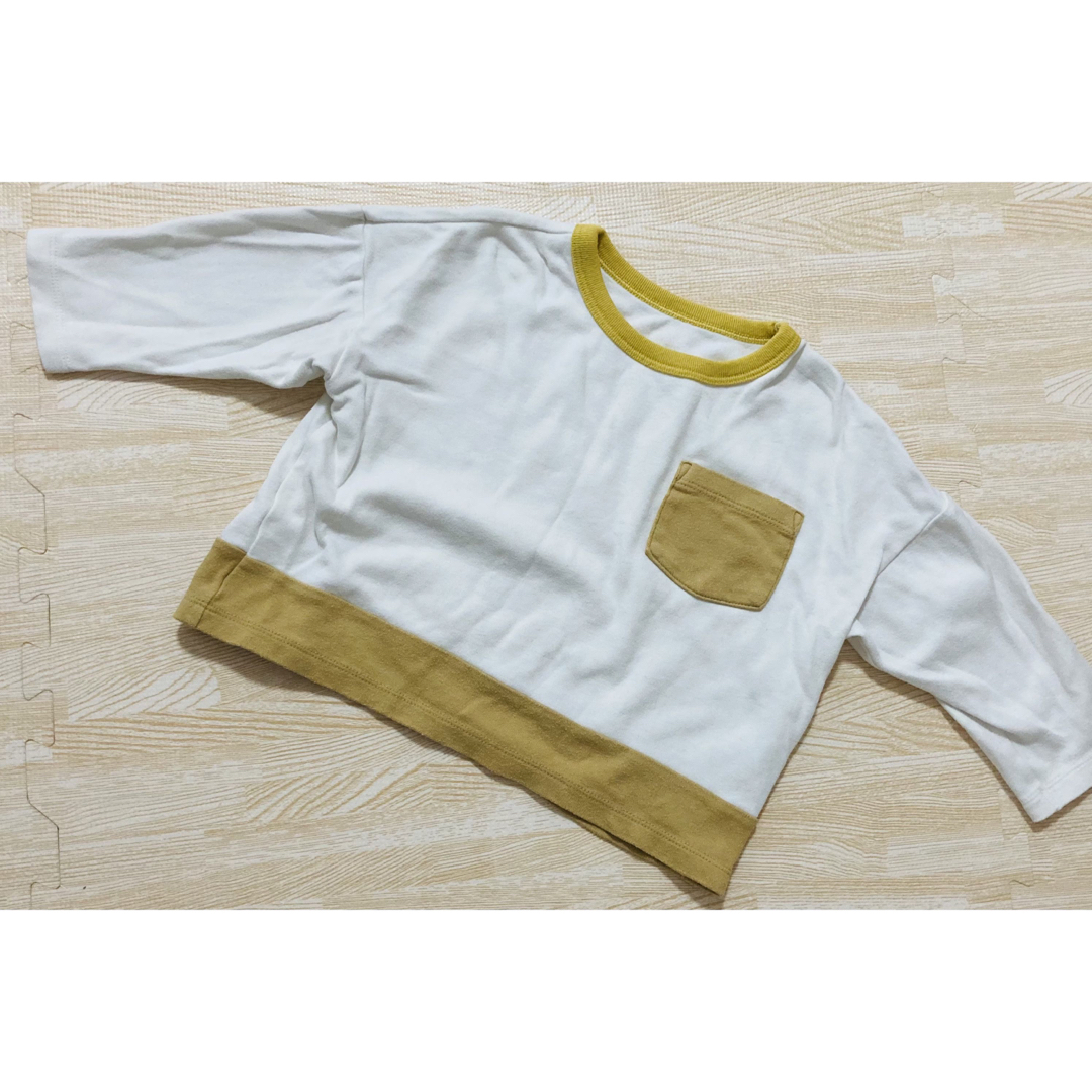 UNIQLO(ユニクロ)のUNIQLO 長袖トップス 90サイズ キッズ/ベビー/マタニティのキッズ服男の子用(90cm~)(Tシャツ/カットソー)の商品写真