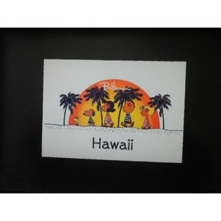 A4 額付き ポスター Hawaii スヌーピー 日焼け サーフ アート(フォトフレーム)